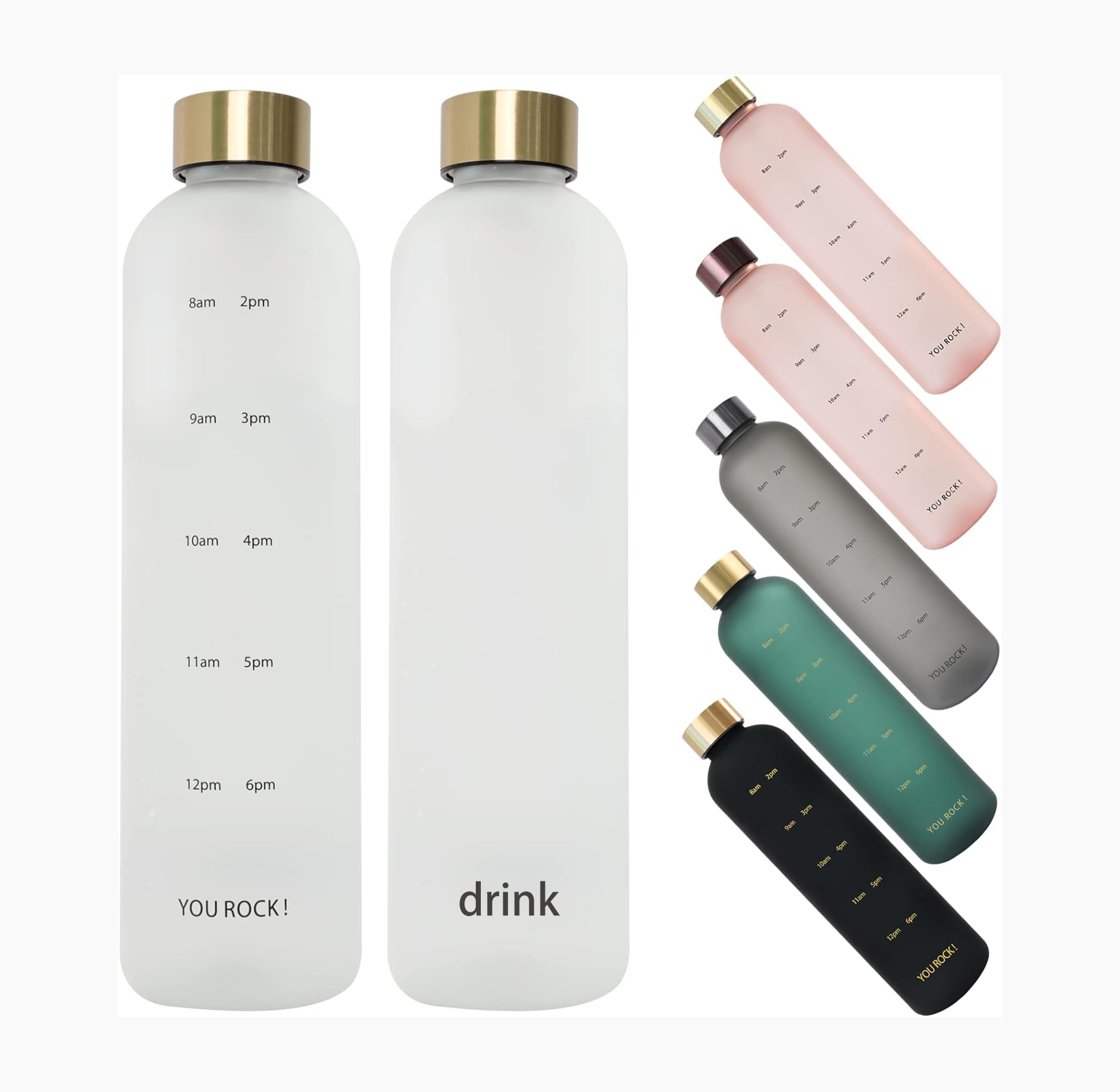 Elegant frosted glass bottle with premium matte finish