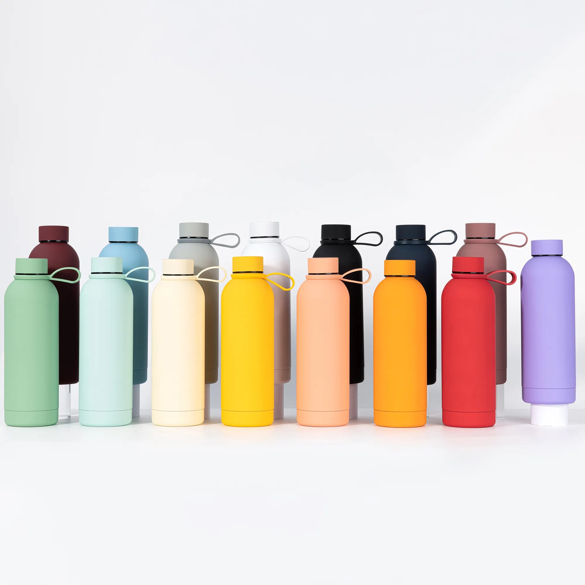 Vacuum Insulated Stainless Steel Water Bottle - Leak-Proof - BM-S001 - Detail View 2