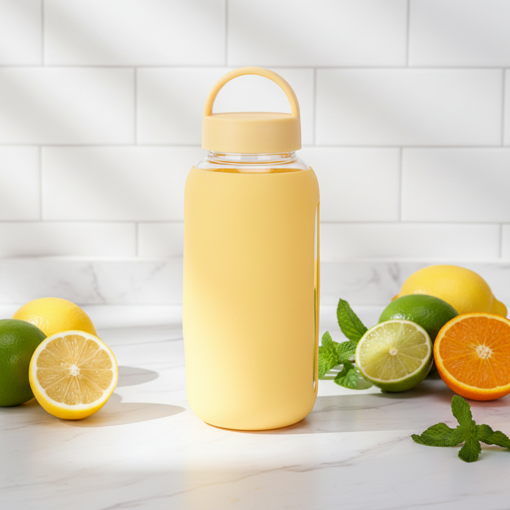 Premium Borosilicate Glass Water Bottle - BM-G013